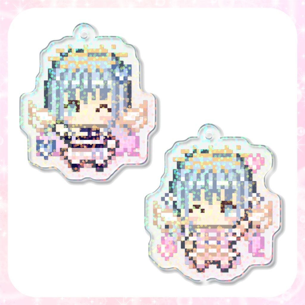紗夢ゆりか（ドット）ホログラムアクリルキーホルダー