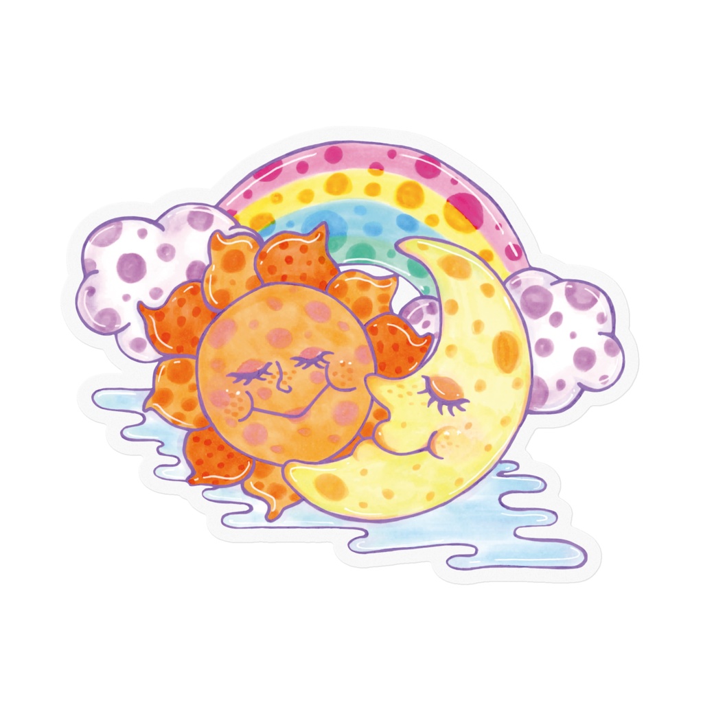 ゆめのせかいステッカー