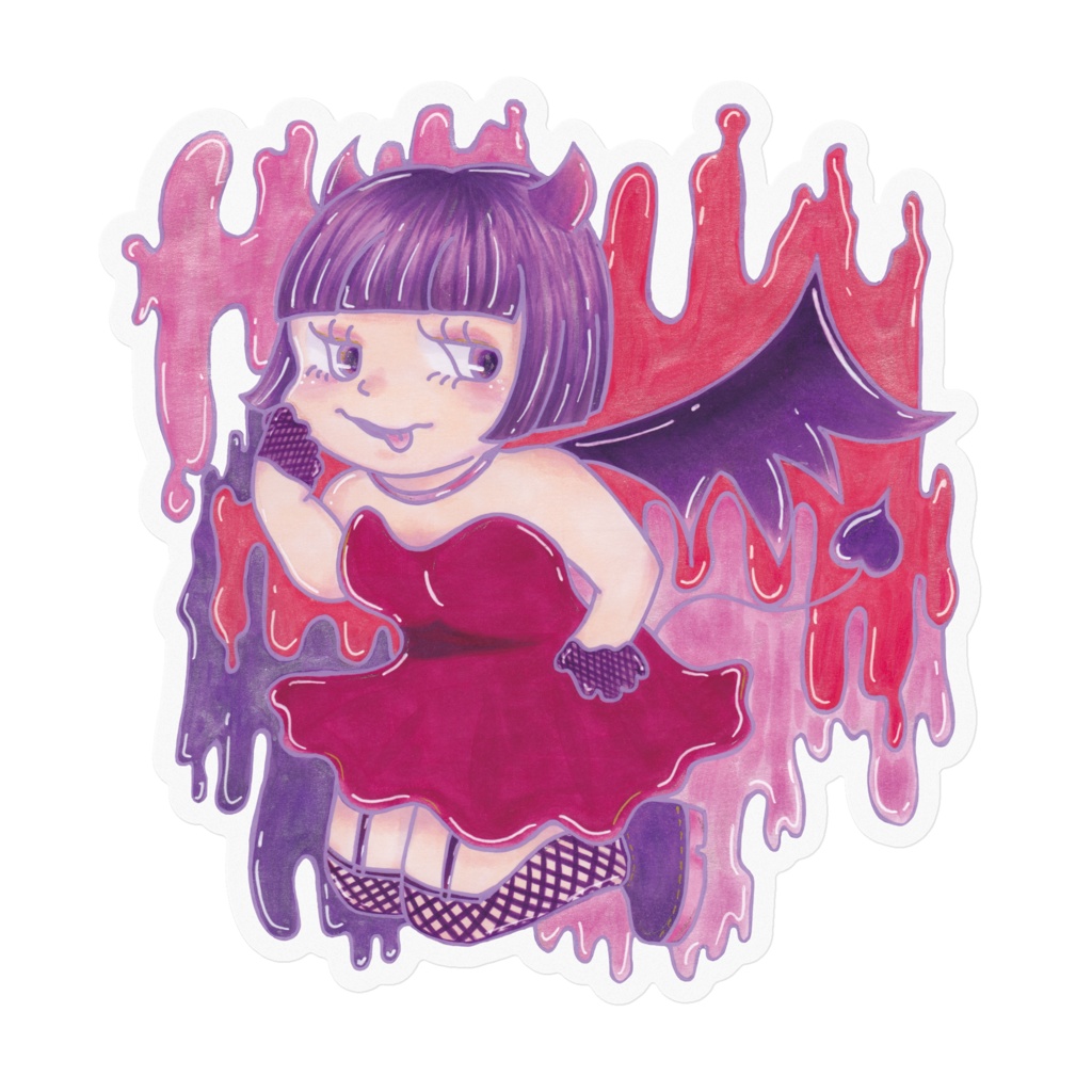 こあくまちゃん♡[ステッカー]