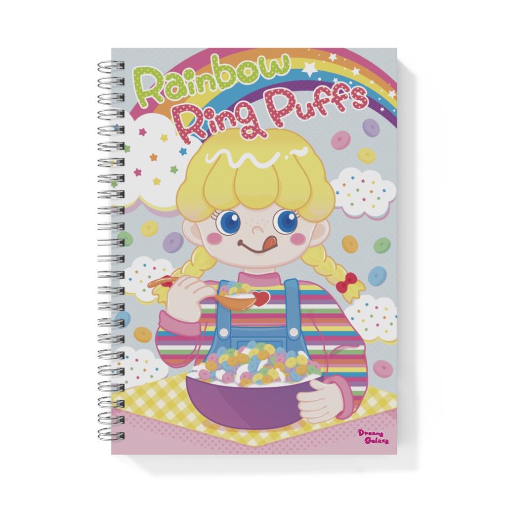 Rainbow　RingPuffs ☆ リングノート