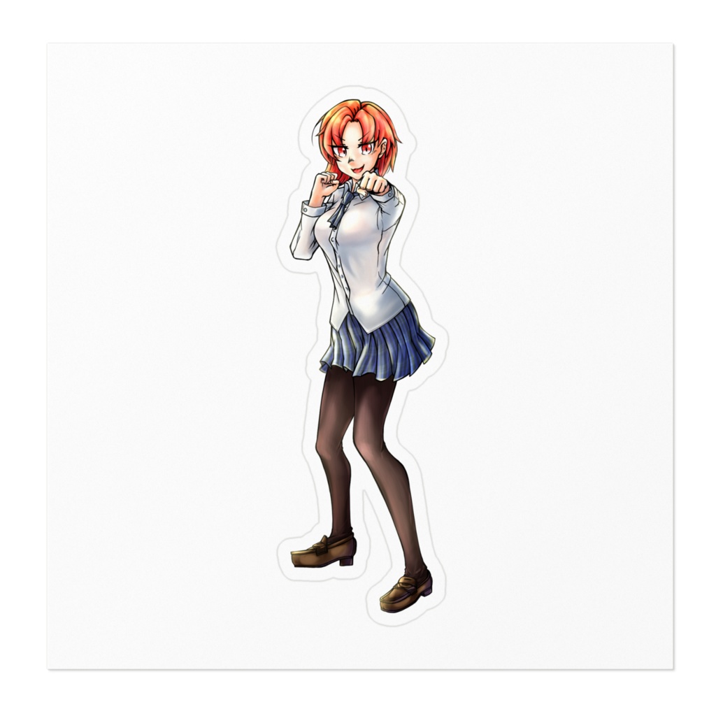 JK三人娘ステッカー