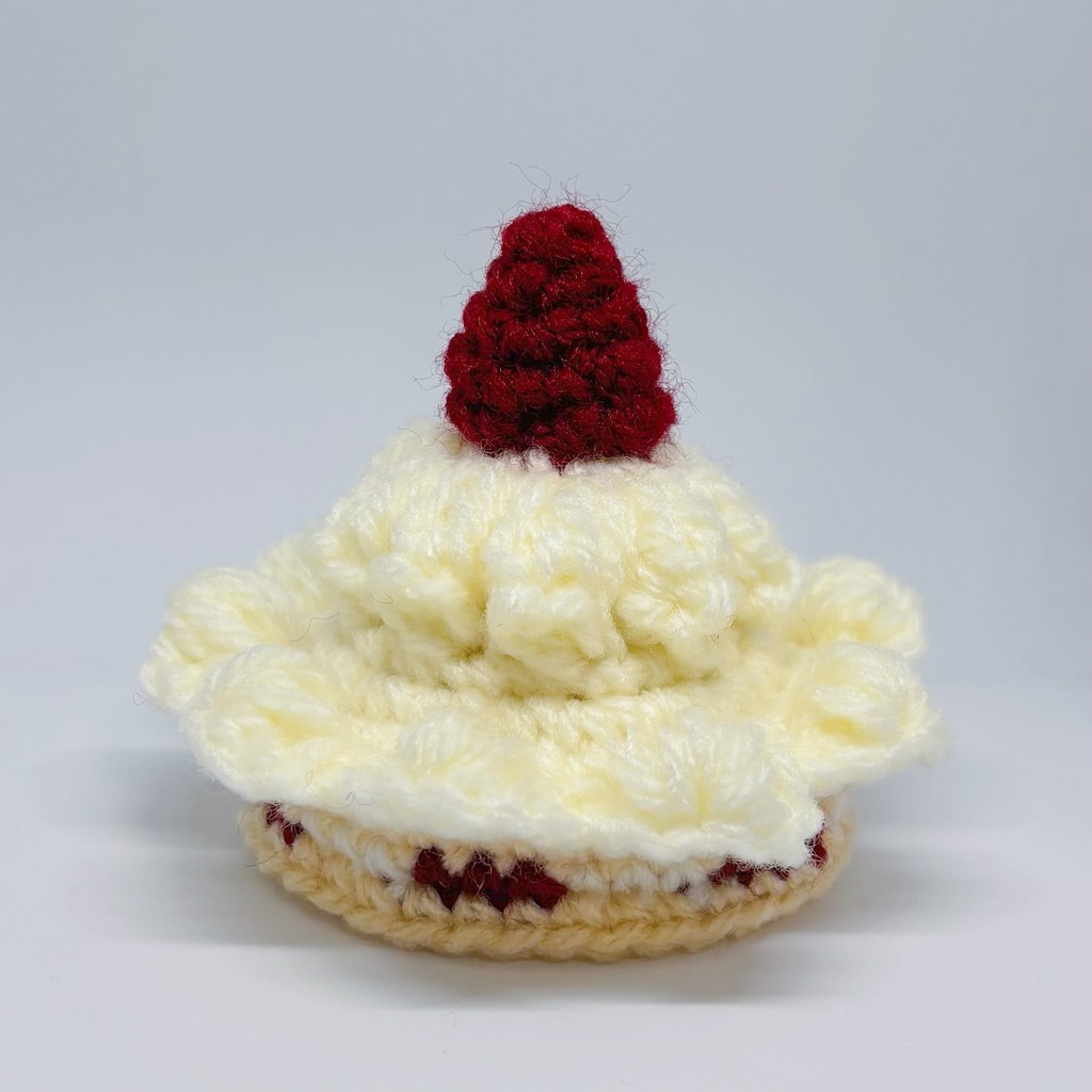 いちごのショートケーキ帽子