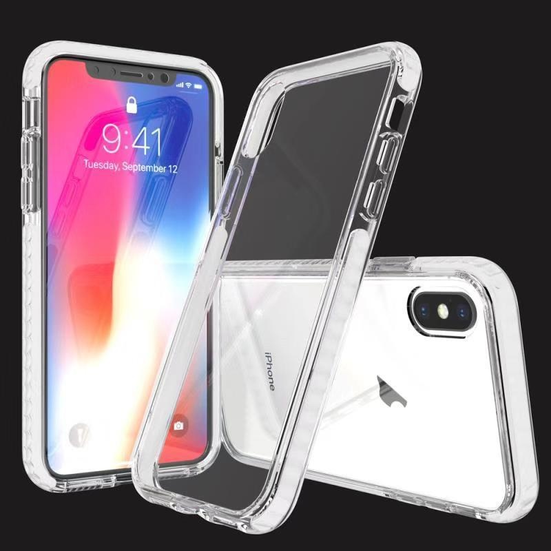 星図(北天)スマホケース クリアケース クッションバンパーケース(青)