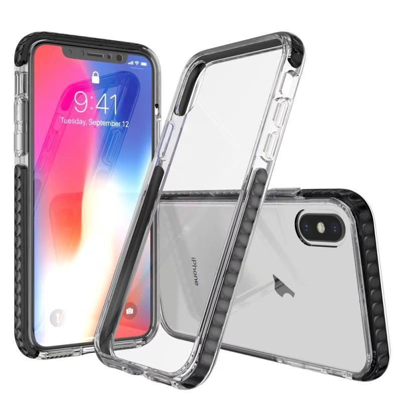 星図(北天)スマホケース クリアケース クッションバンパーケース(青)