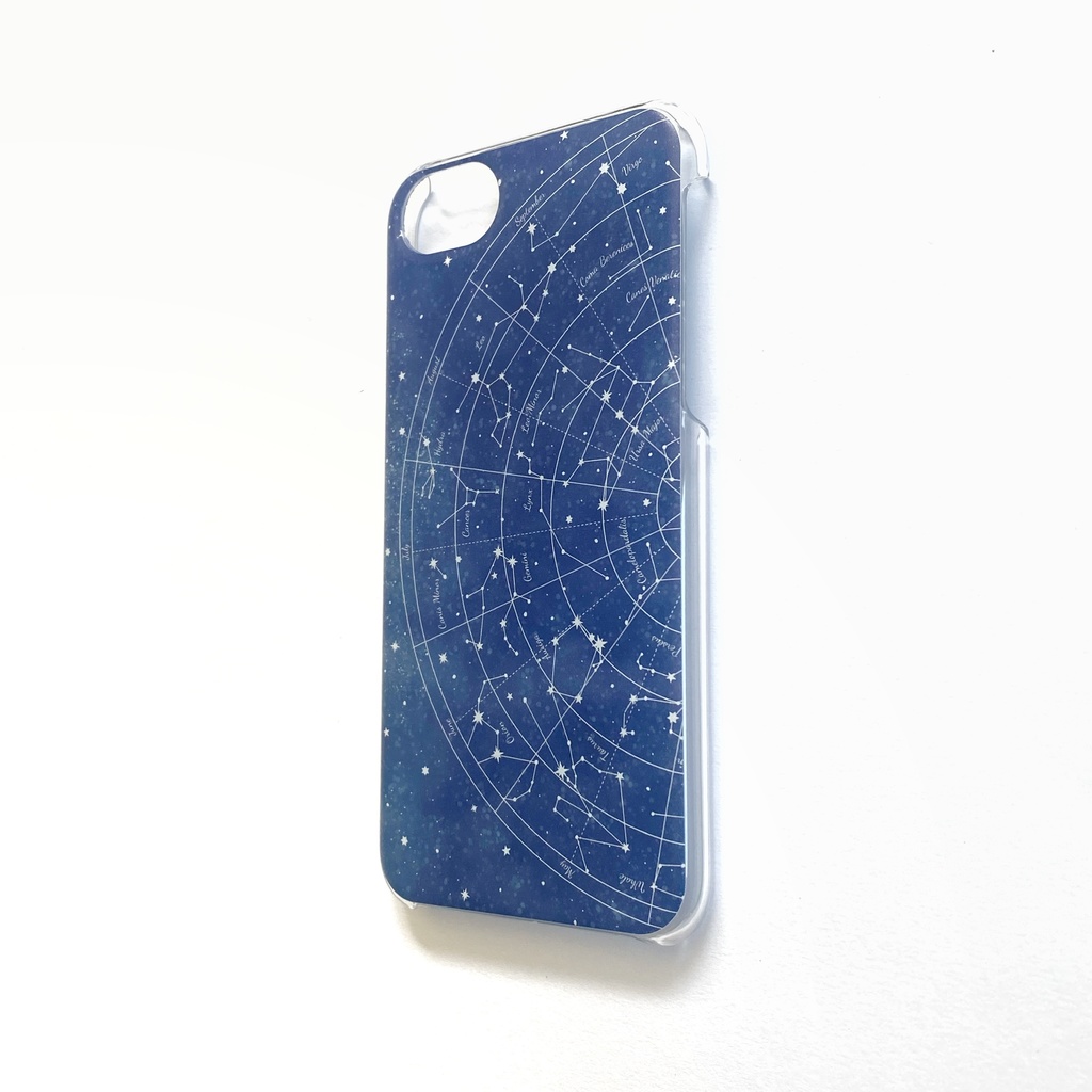 星図 クリアスマホケース(色付きver) ハードケース ソフトケース