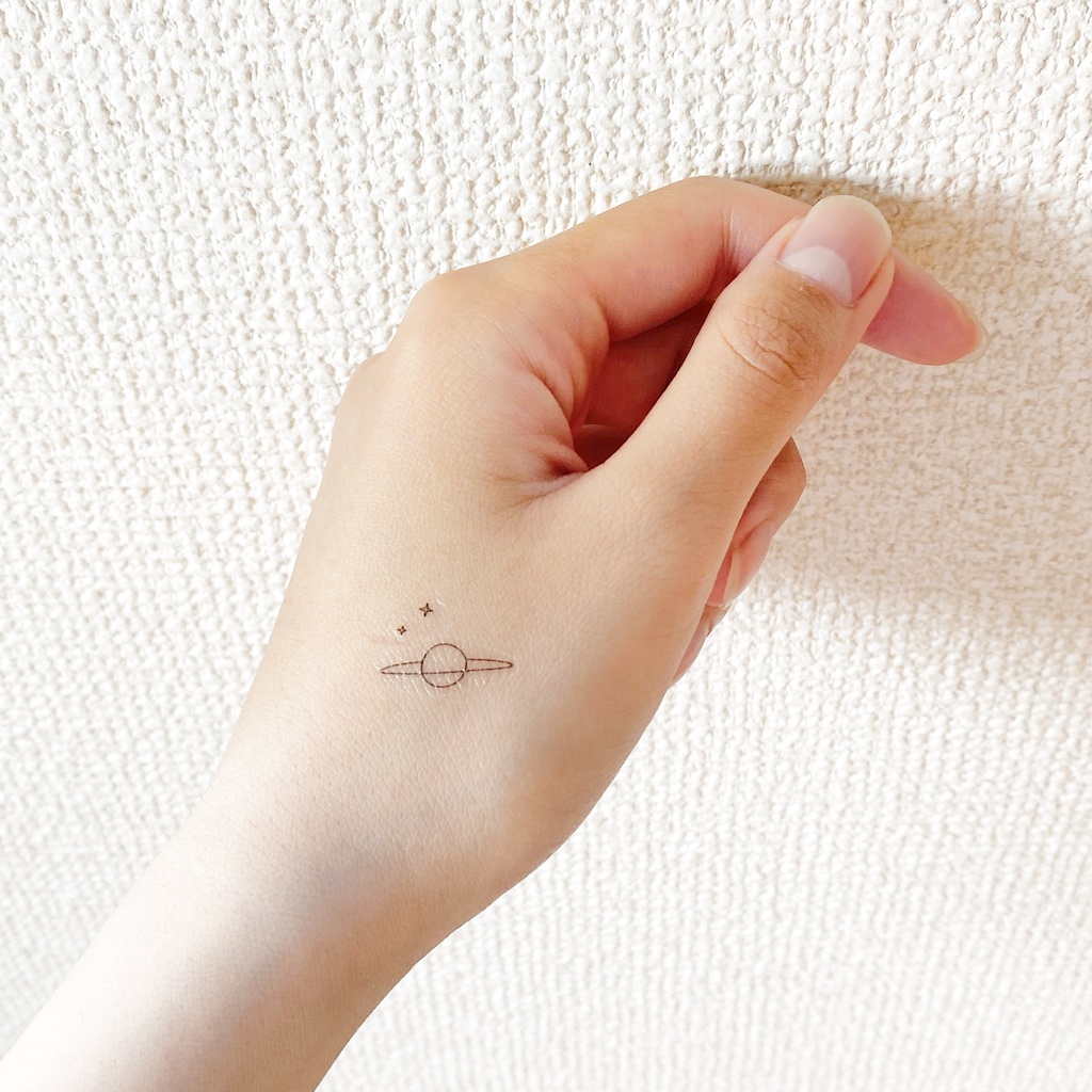 タトゥーシール 月 星 天体