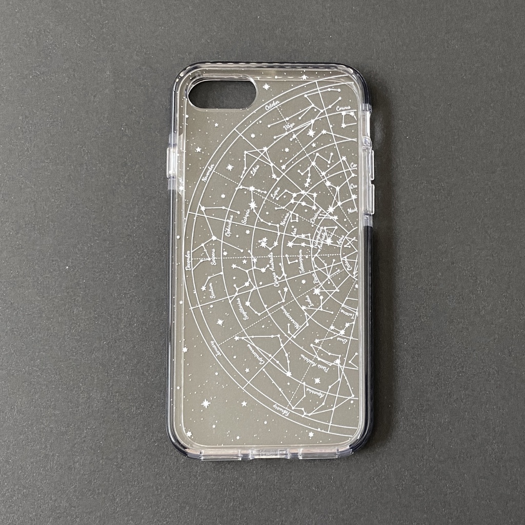 星図(南天) スマホケース クリアケース クッションバンパーケース