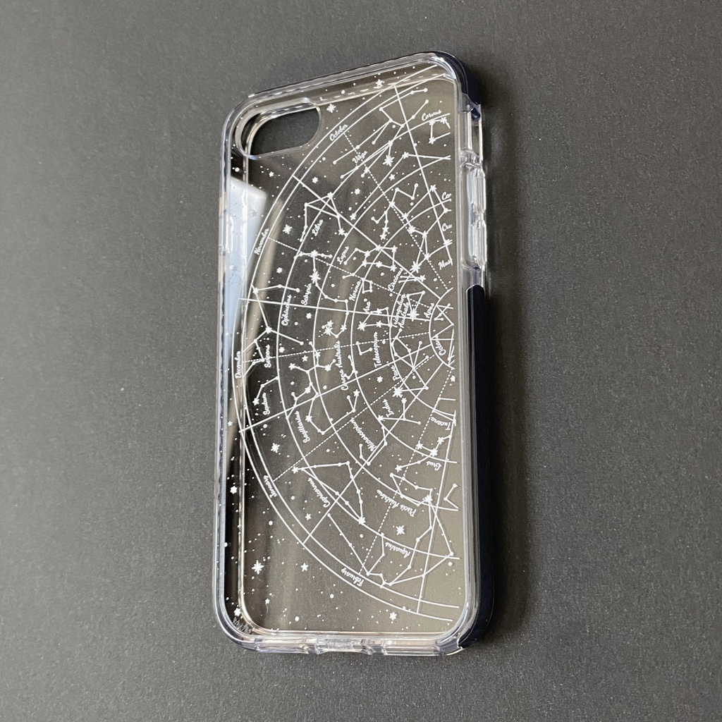 星図(南天) スマホケース クリアケース クッションバンパーケース