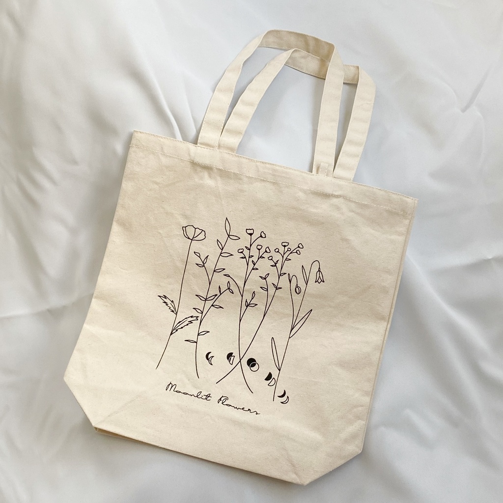花と月 トートバッグ