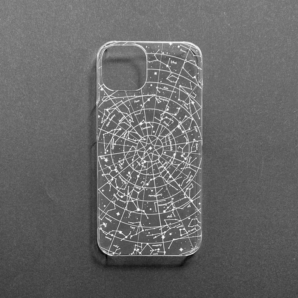 星図2 クリアスマホケース ハードケース 透明 iPhone13 iPhone13Pro iPhone13mini iPhone13ProMax  遊時計☽⋆ﾟ︎︎ BOOTH
