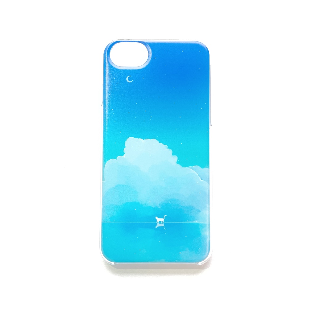青空と猫 クリアスマホケース ハードケース ソフトケース iPhone Android 全機種対応