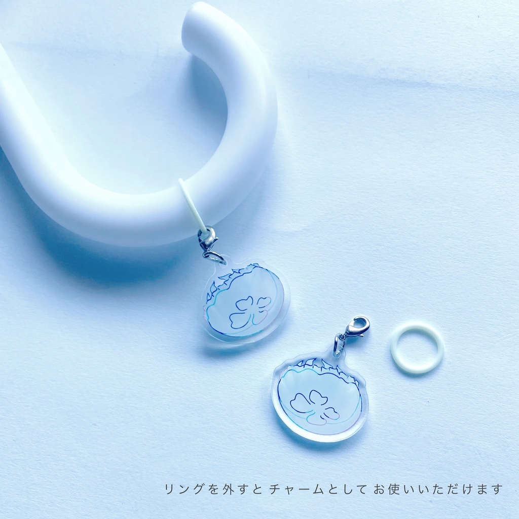 【B品】クラゲのアンブレラマーカー アクリルキーホルダー