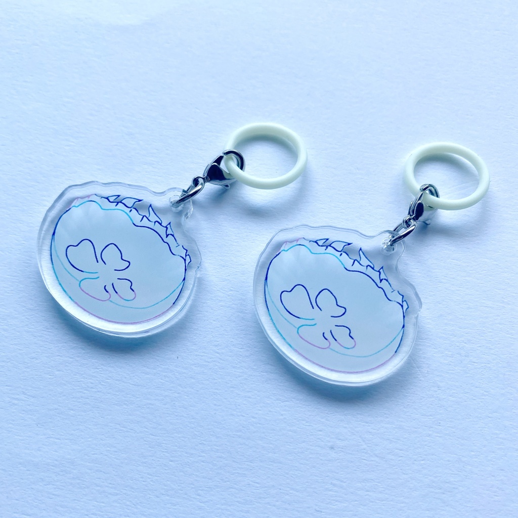 【B品】クラゲのアンブレラマーカー アクリルキーホルダー