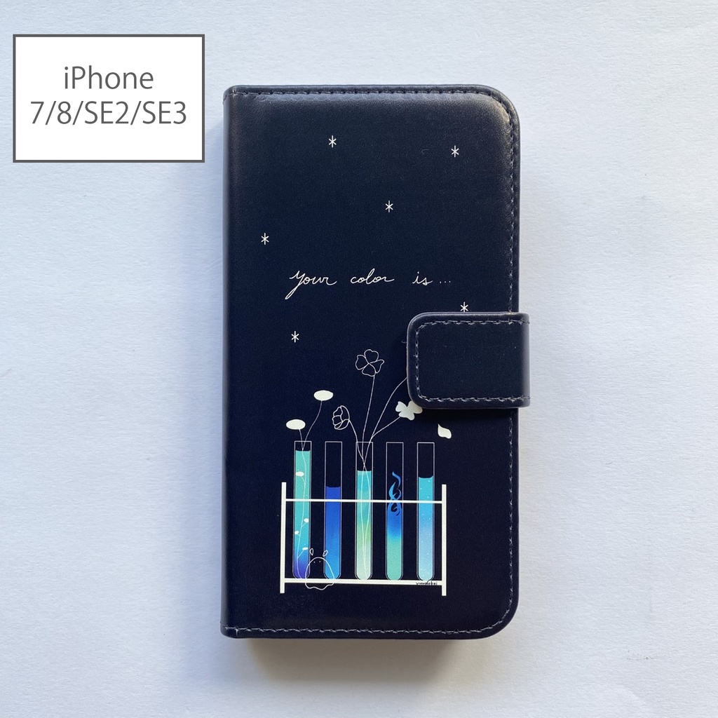 30%OFF iPhone7/8/SE2/SE3 手帳型スマホケース おばけのおばたくん