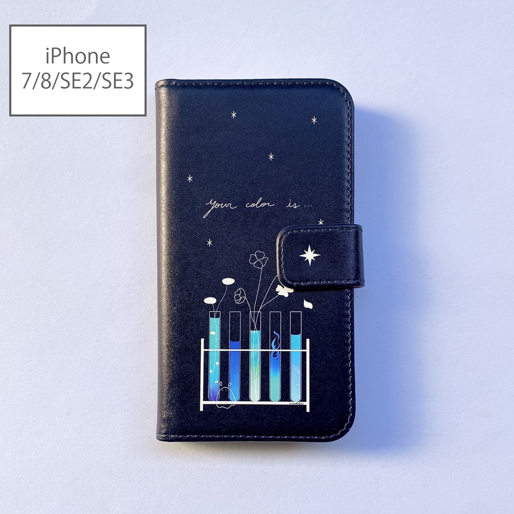 10%OFF iPhone7/8/SE2/SE3 手帳型スマホケース おばけのおばたくん