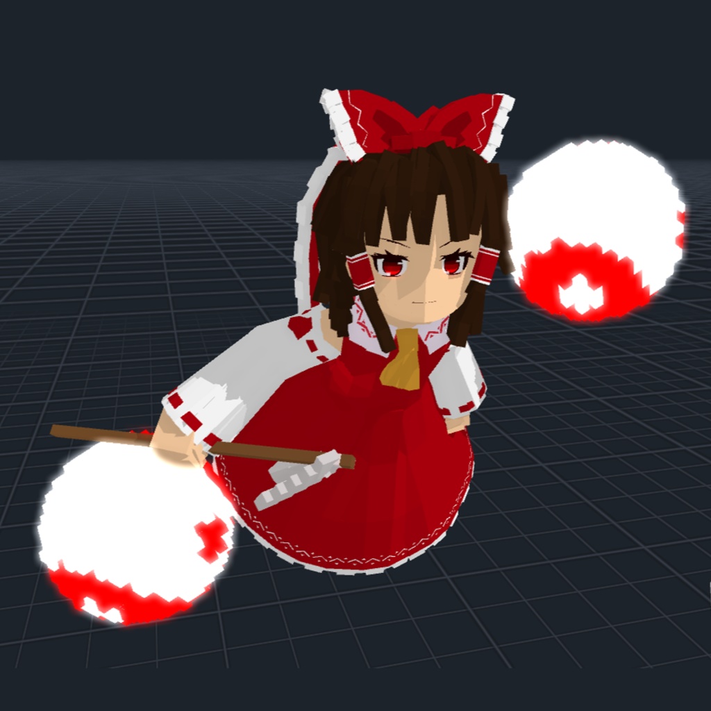 TheSandbox用アバター『博麗霊夢』