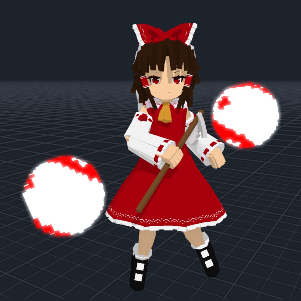 TheSandbox用アバター『博麗霊夢』