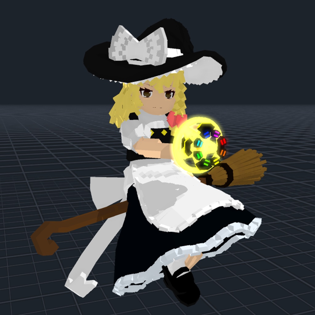 TheSandbox用アバター『霧雨魔理沙』