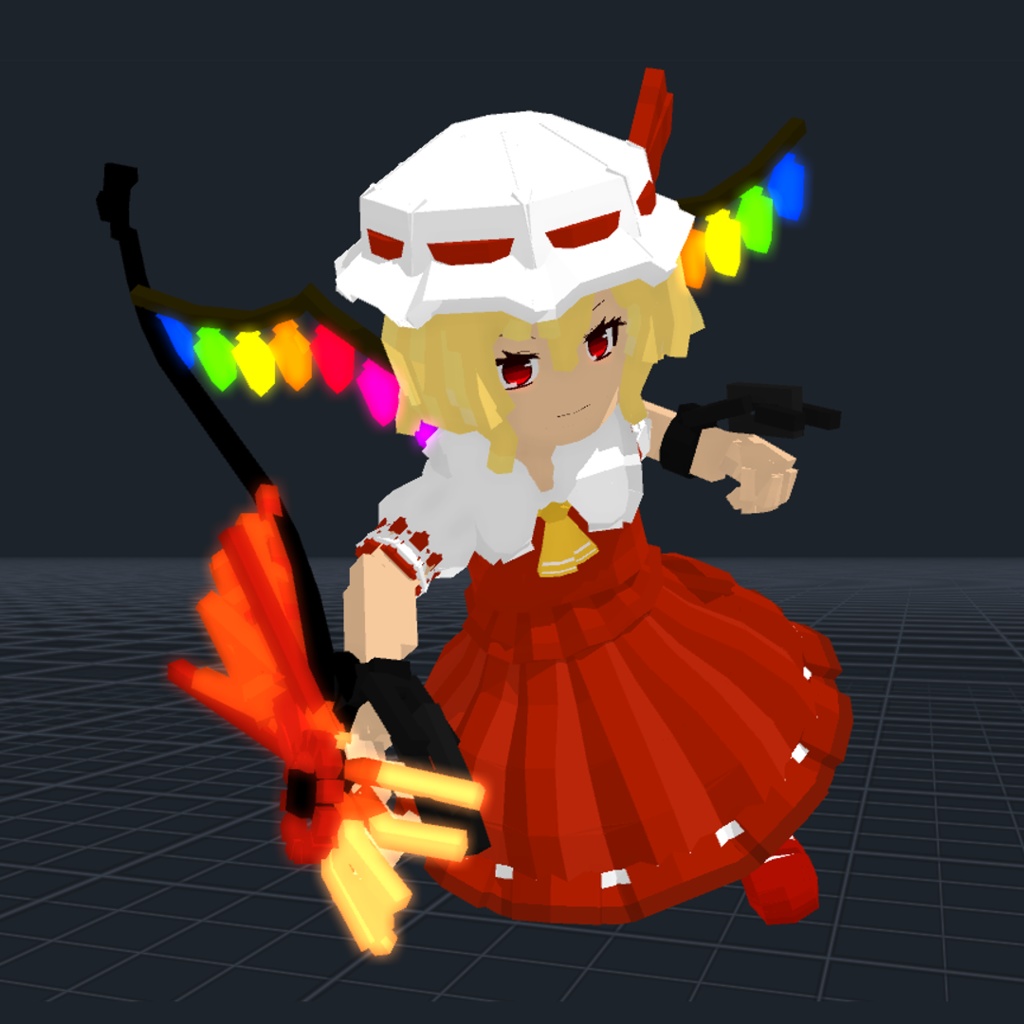 TheSandbox用アバター『フランドール・スカーレット』