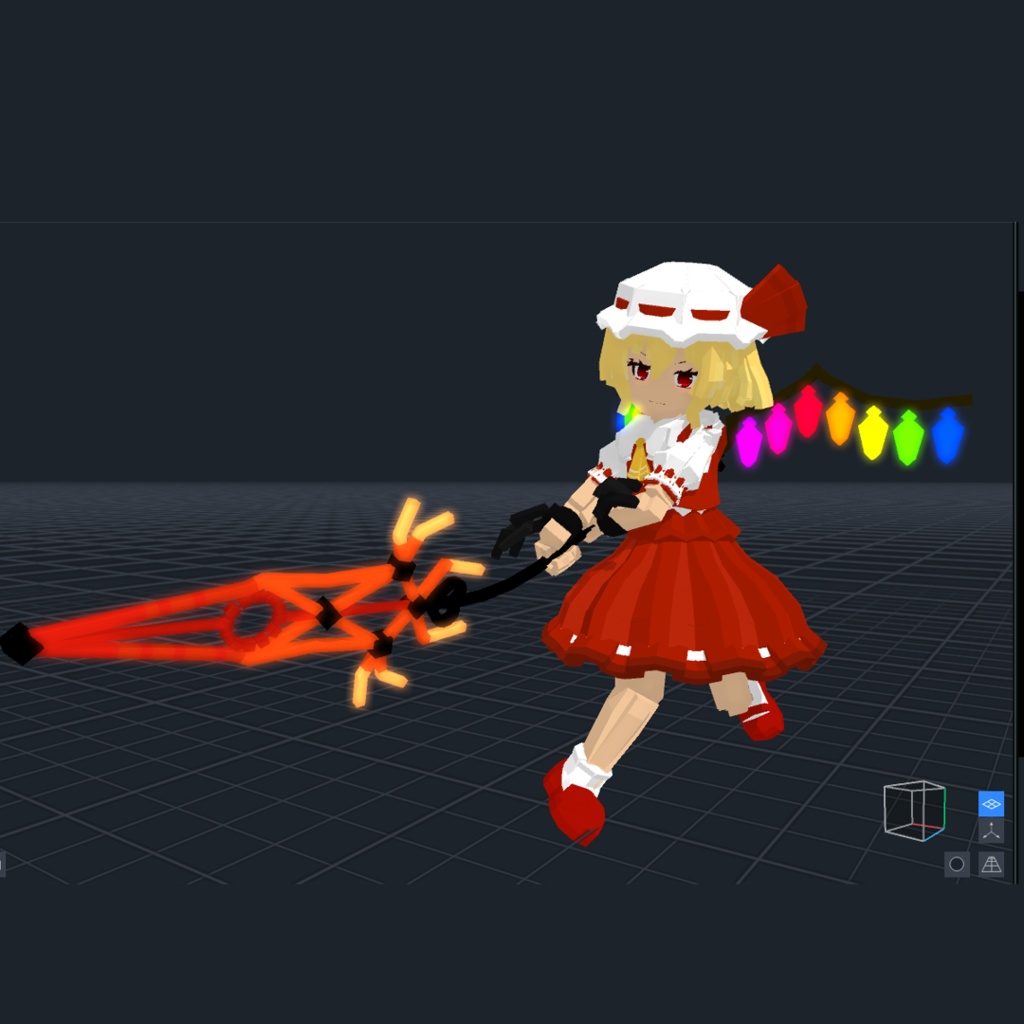 TheSandbox用アバター『フランドール・スカーレット』