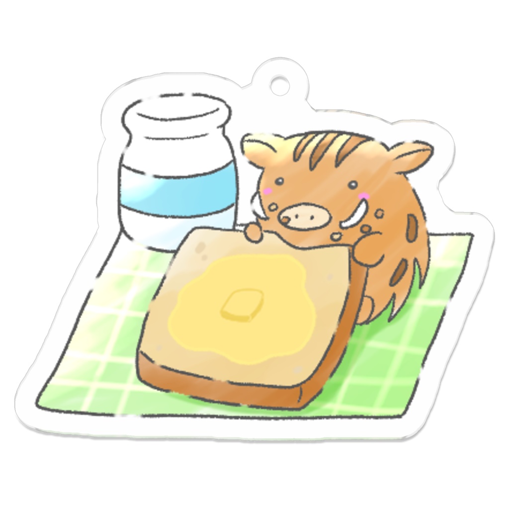 猪 アクリルキーホルダー