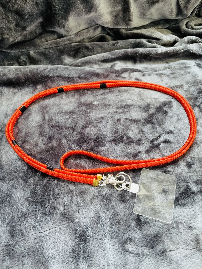 和風 帯締めで作ったスマホショルダー しゅりぺのハンドメイド