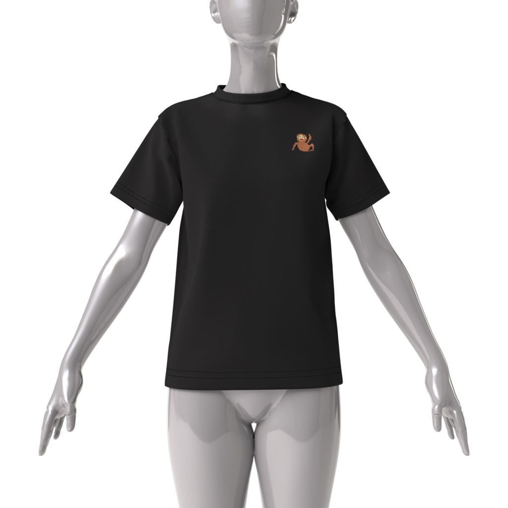 脳内オラウータンビックシルエットTシャツ