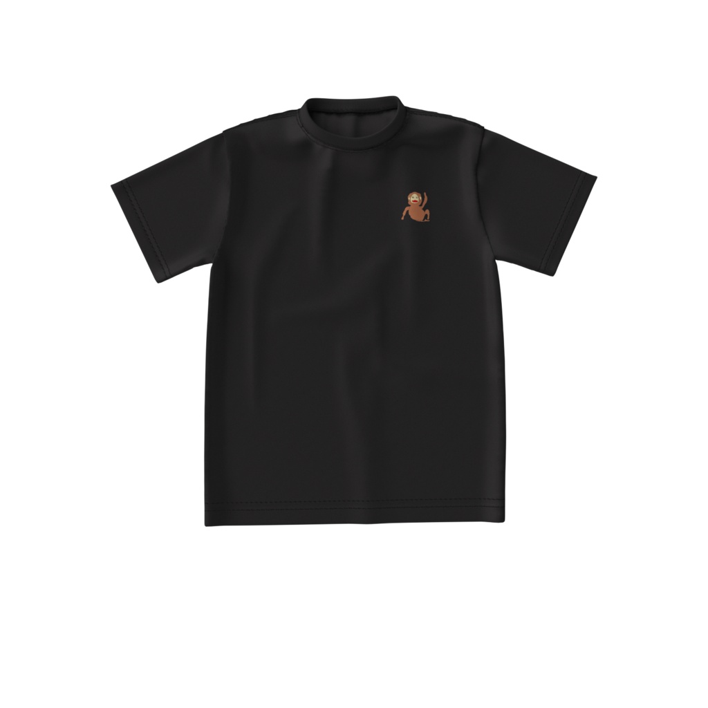 脳内オラウータンビックシルエットTシャツ