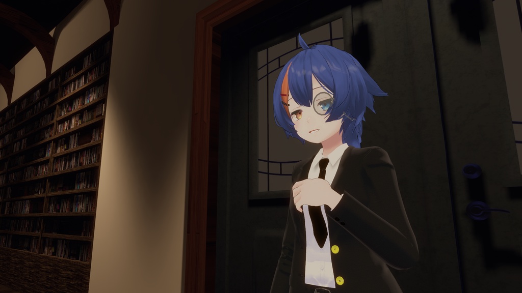 鳥ノ屋式モノクル【Phys bone 設定済】【liltoon使用】