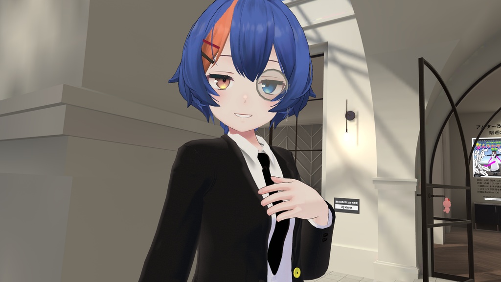 鳥ノ屋式モノクル【Phys bone 設定済】【liltoon使用】