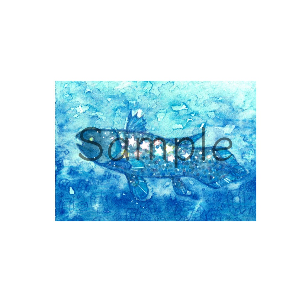 ATC原画「シーラカンス」