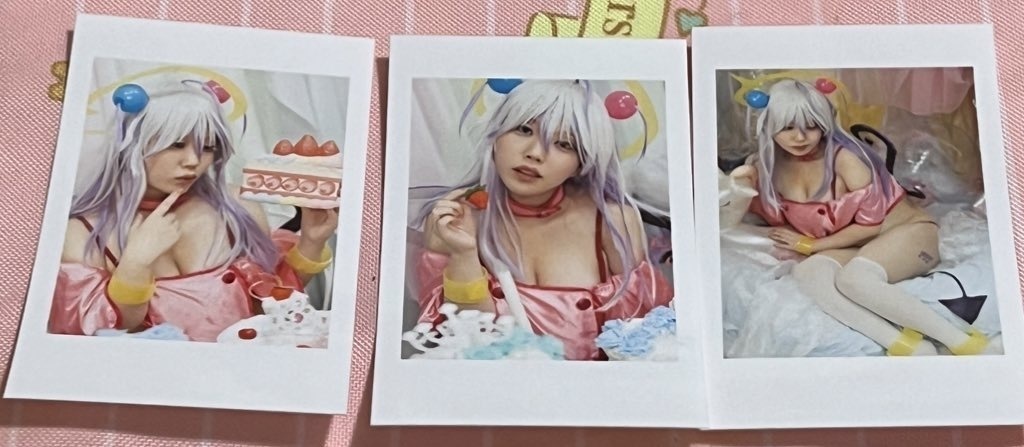 チェキ3枚セット　パプル