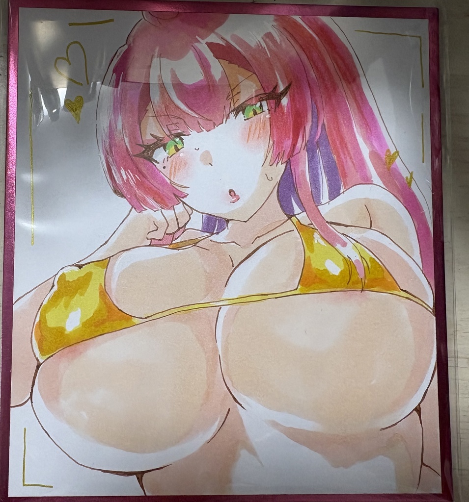 ダイアちゃん色紙極小