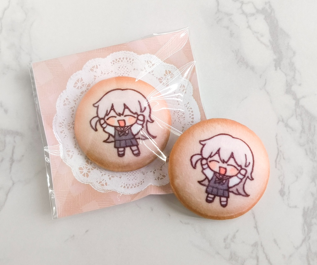 ふわもち缶バッジ