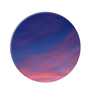 空を、手のひらに、そっと。【缶ミラー75mm】