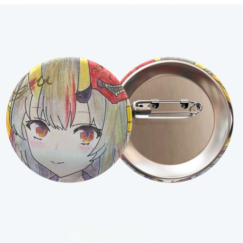 【余】缶バッジ