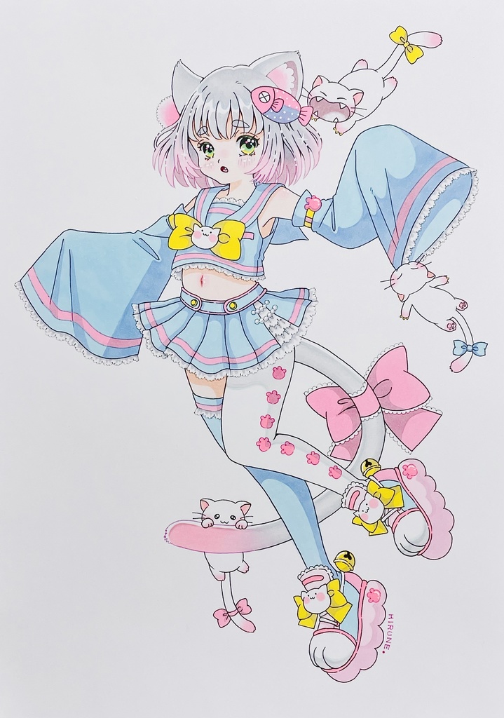 A4サイズ  ネコの手も借りたいのにゃん🥹