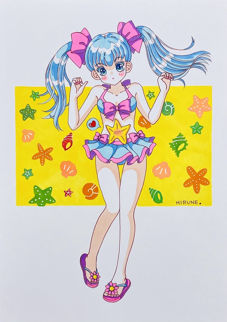[お値下げ品] A4サイズ  ヒトデちゃんの強烈ハグ💕