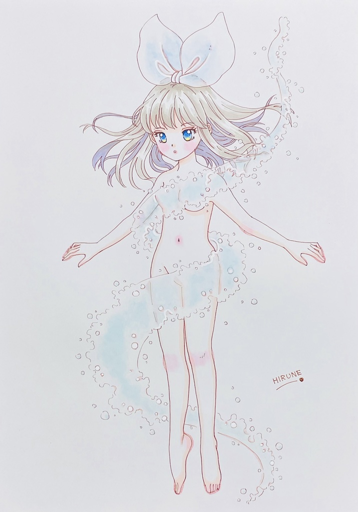 A4サイズ   水のドレス🫧🫧