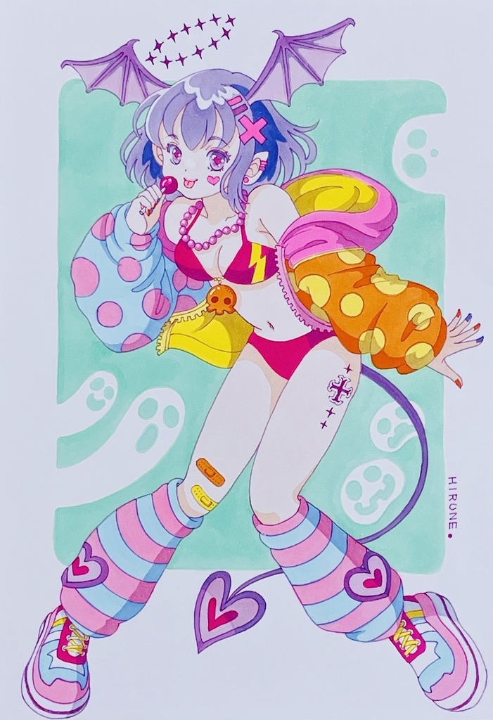 A5サイズ　お菓子くれてもイタズラしちゃうぞ💕