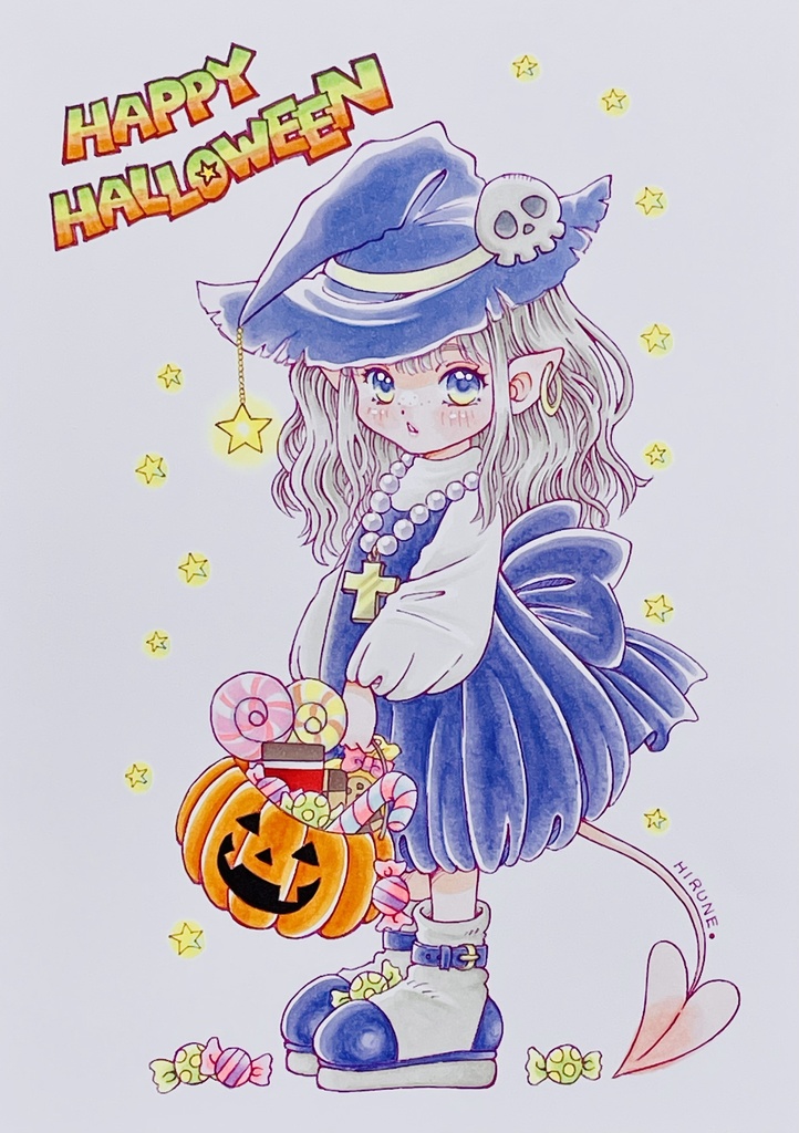 A5サイズ  イタズラもしたいんだけどなぁ👻🎃