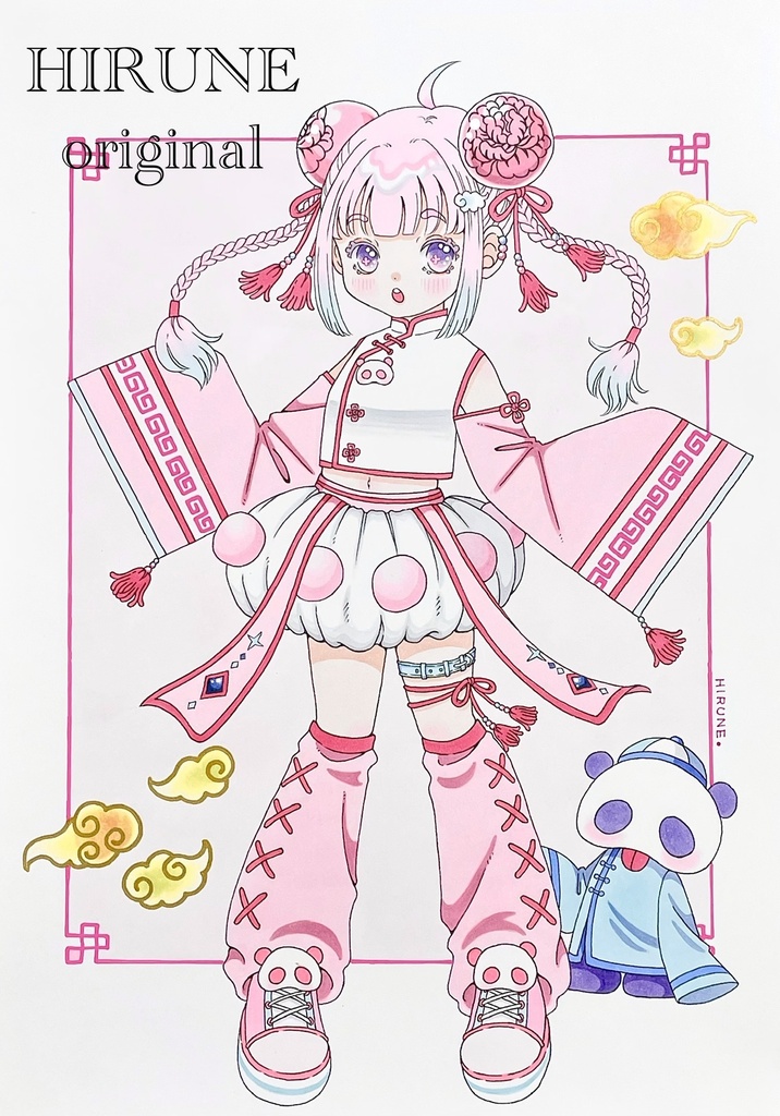 【新作】A4サイズ　パンダちゃんじゃないアルよ🐼🐼🐼