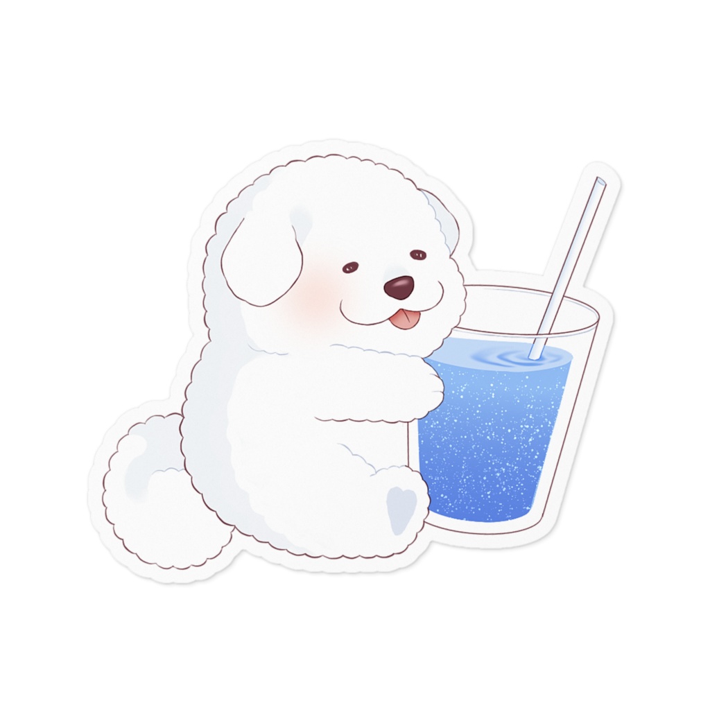 ピステッカー(ふわもこ)