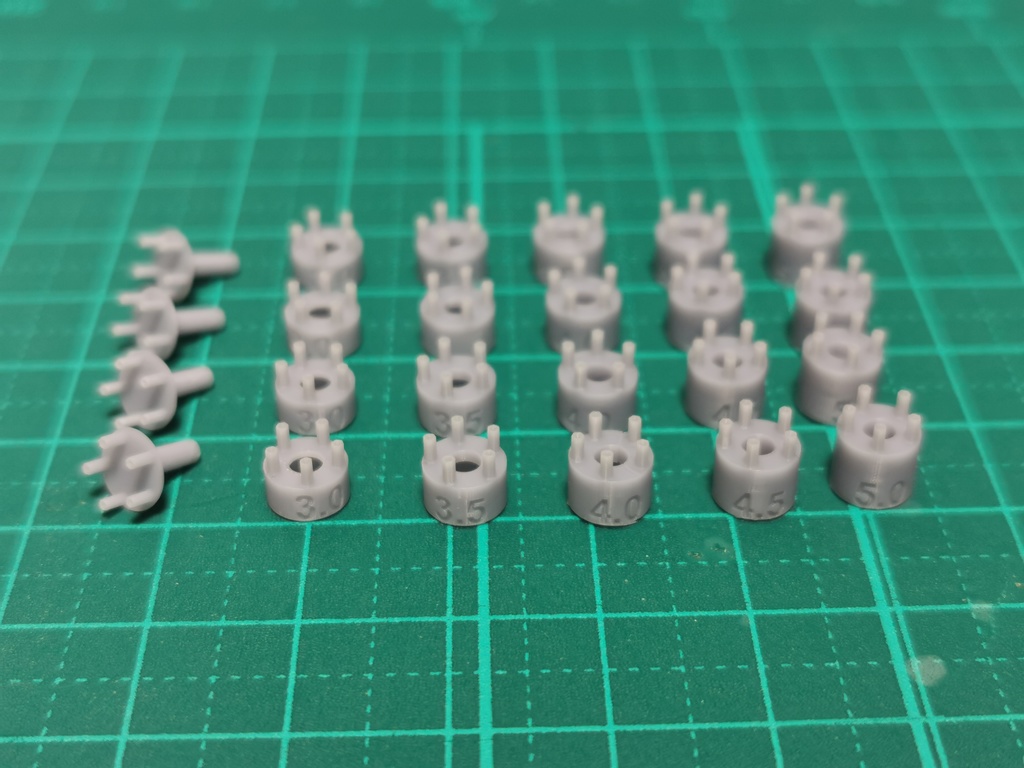 1/24 自作ホイール 18インチ W-ET7R18