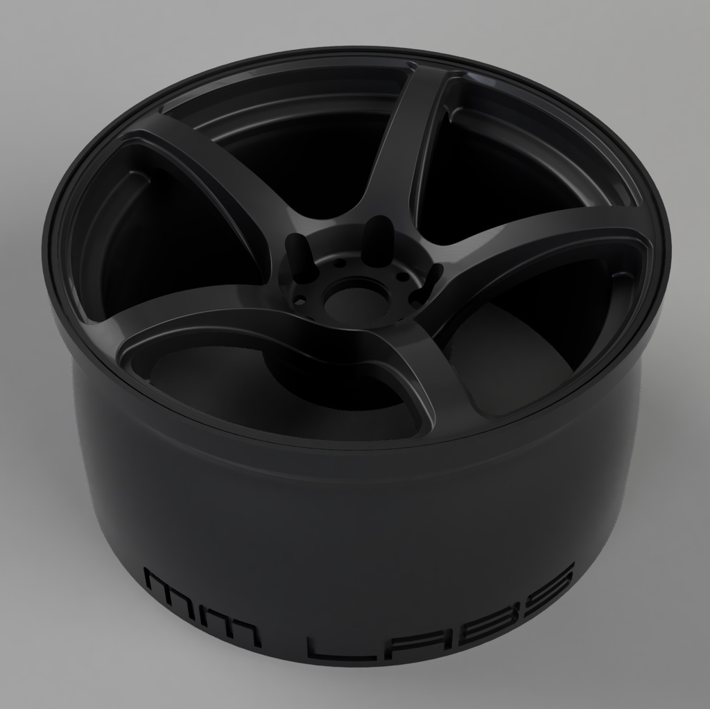 1/24 自作ホイール 18インチ W-ET5R18