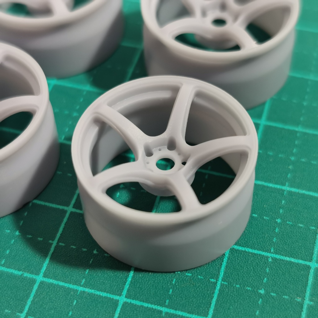 1/24 自作ホイール 18インチ W-ET5R18