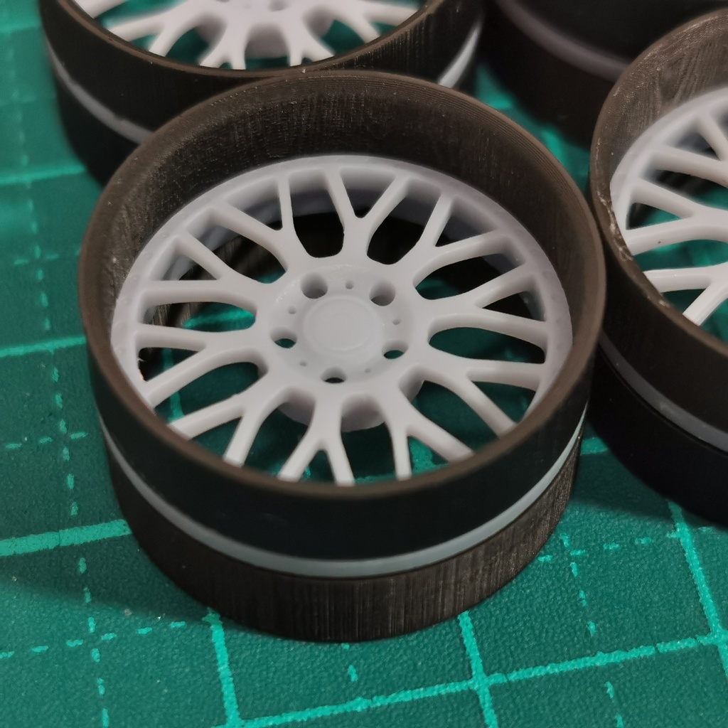 1/24 自作ホイール 18インチ W-VSXX18R