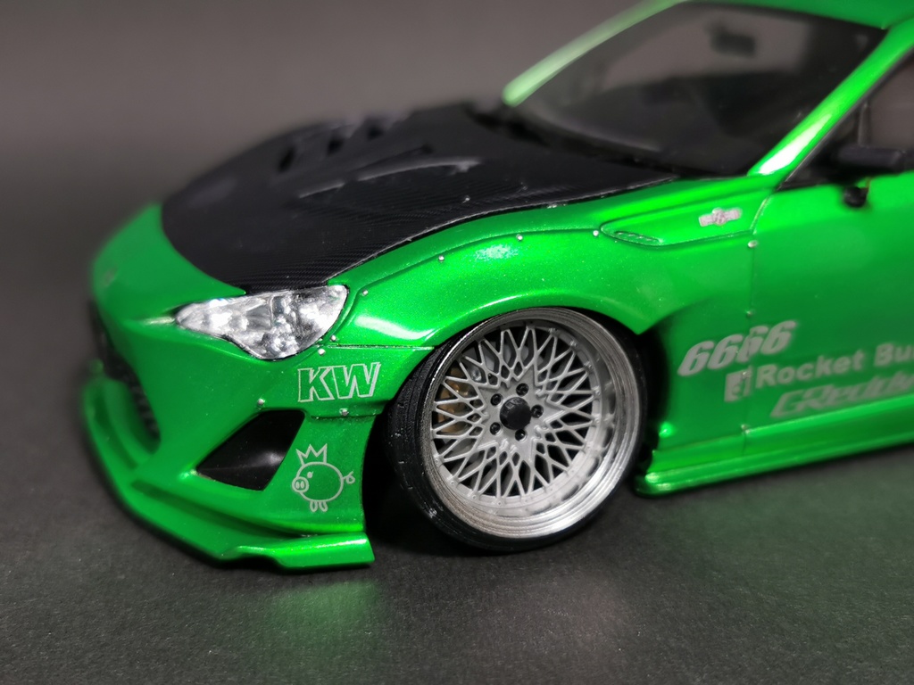 1/24 自作ホイール 19インチ SS-FM19S