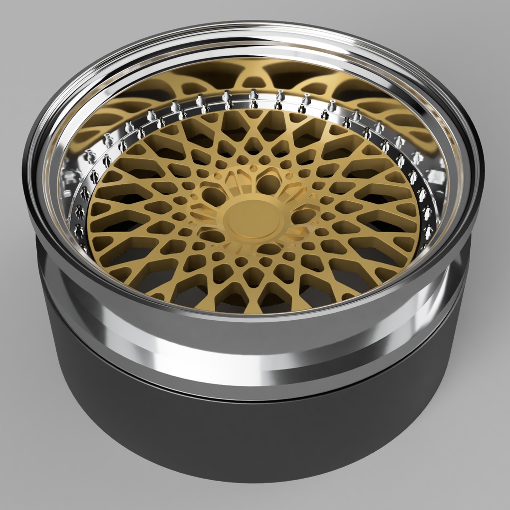 1/24 自作ホイール 18インチ RF-LHR18S-U40