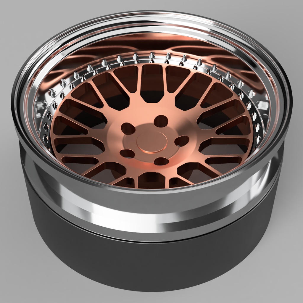 1/24 自作ホイール 18インチ RF-LVS18S-U40